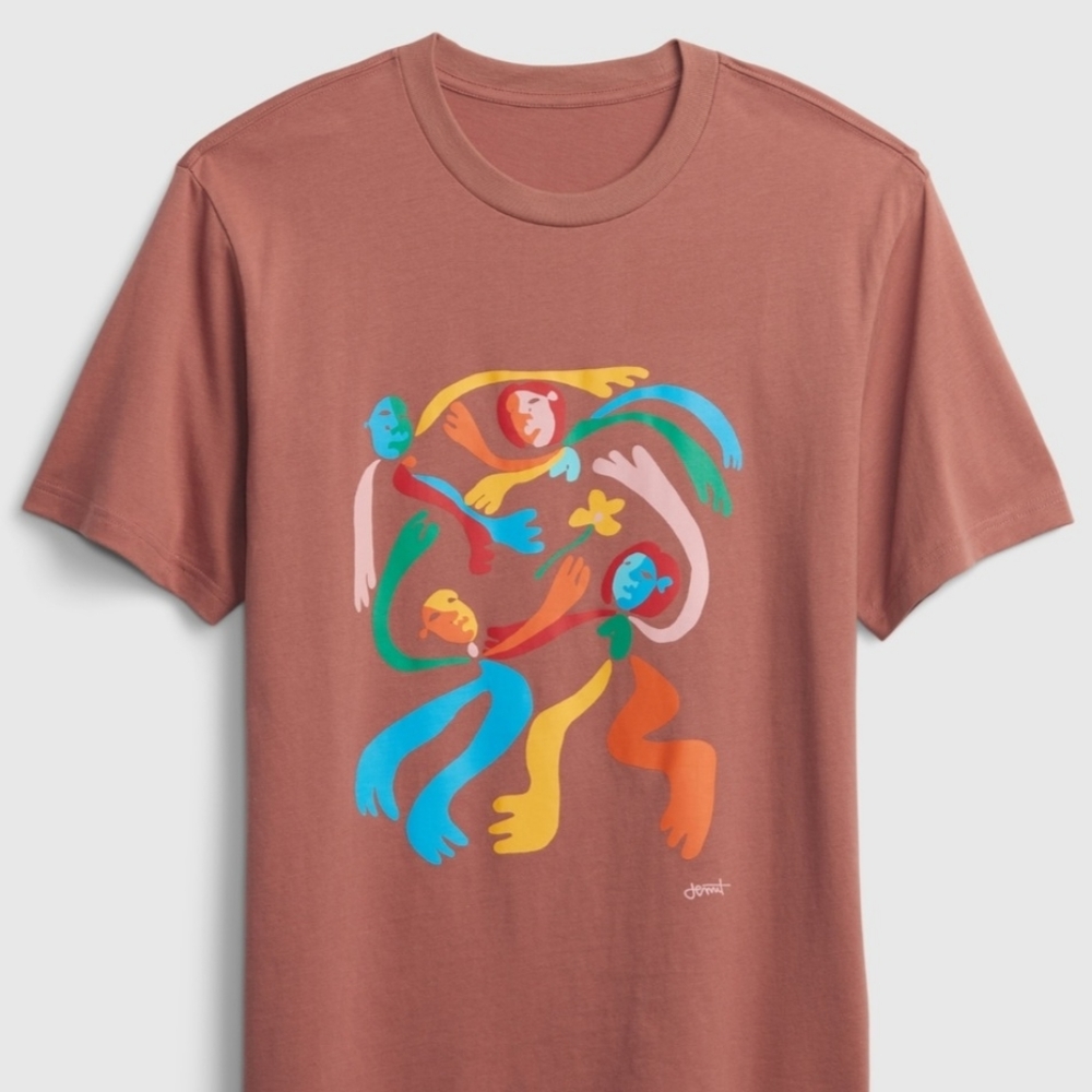 Gap x Demit Omphroy 100% Organic Cotton Graphic T-Shirt